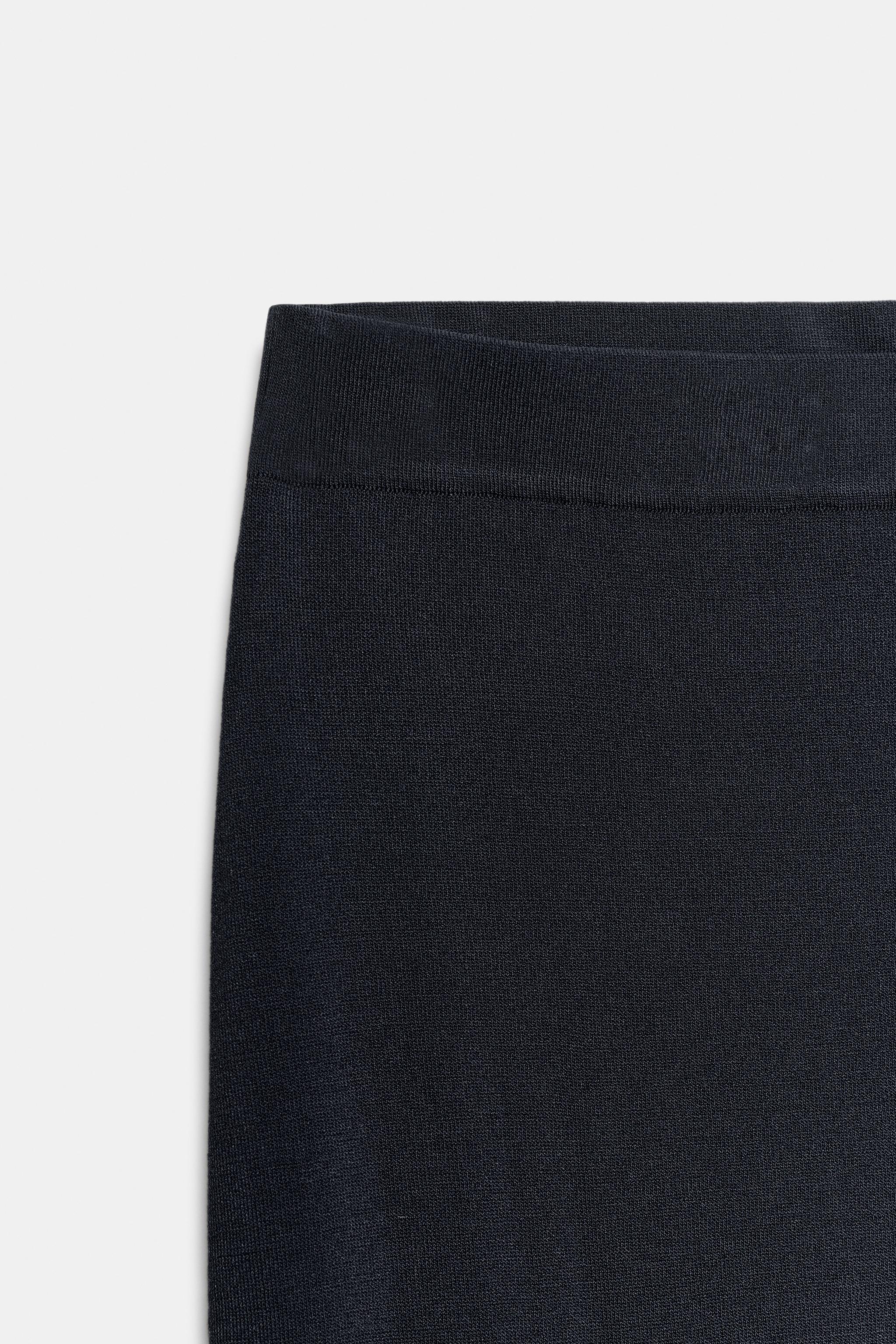 FINE KNIT MIDI SKIRT